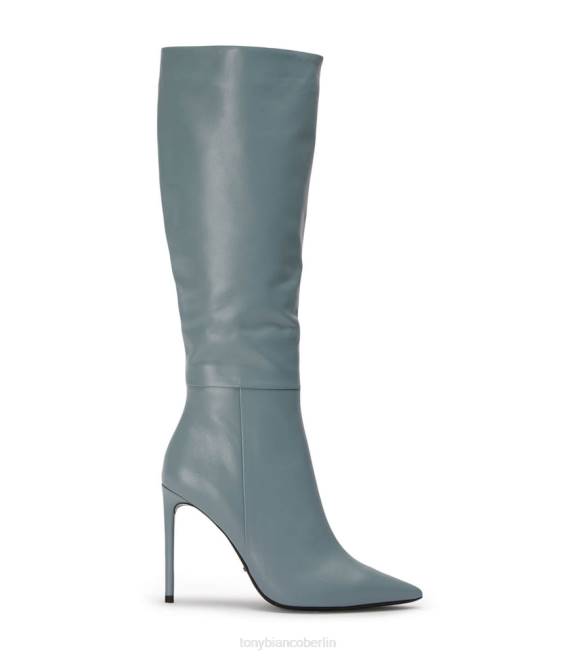 kniehohe Stiefel| de Tony Bianco Frauen Apollo-Kalbsstiefel Stahlnappa 4624402